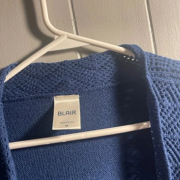 Navy Blue Cardigan - Picture 2 of 4